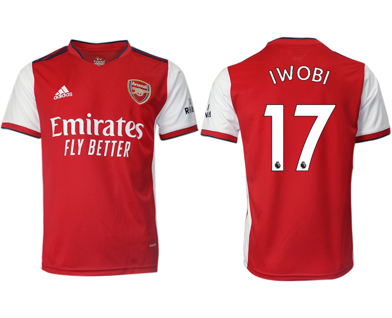 Cheap Men 2021-2022 Club Arsenal home aaa version red 17 Soccer Jersey